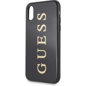 Hurtownia GSM - Etui Guess GUHCPXTGGGBK Apple iPhone X/XS czarny/black hard case Classic Double Layer Glitter - GUE341BLK - {ean13} - Hurt