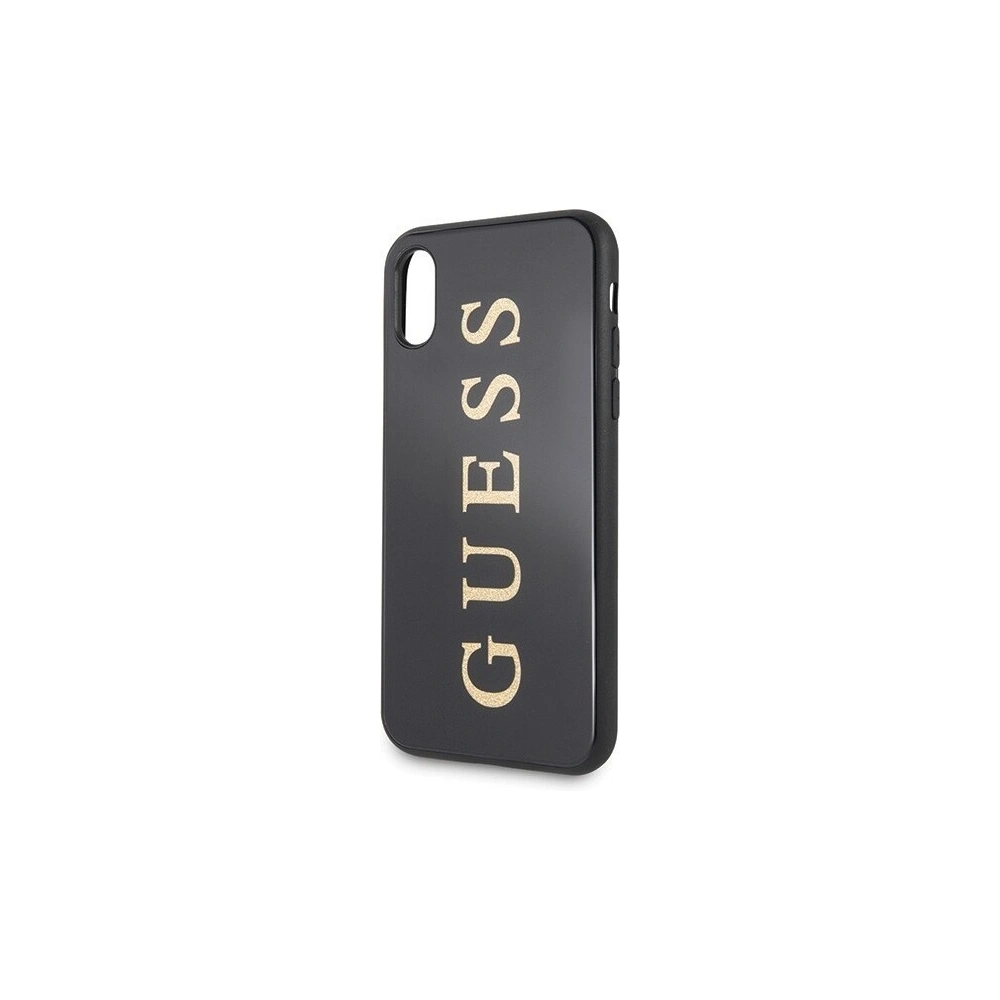Hurtownia GSM - Etui Guess GUHCPXTGGGBK Apple iPhone X/XS czarny/black hard case Classic Double Layer Glitter - GUE341BLK - {ean13} - Hurt