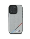 Wholesale BMW BMHMP16L23PUPDG Apple iPhone 16 Pro hardcase M Perforated Tricolor Line MagSafe grey - BMW694 - {ean13} - Hurt