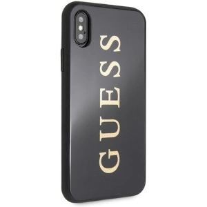 Hurtownia GSM - Etui Guess GUHCPXTGGGBK Apple iPhone X/XS czarny/black hard case Classic Double Layer Glitter - GUE341BLK - {ean13} - Hurt