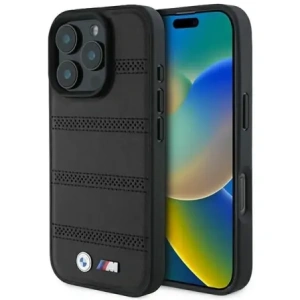 Hurtownia GSM - Etui BMW BMHMP16L23PUSPK Apple iPhone 16 Pro hardcase M Perforated And Stitched Line MagSafe černý/black - BMW696 - {ean13} - Hurt