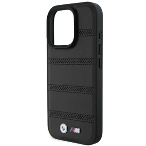 Hurtownia GSM - Etui BMW BMHMP16L23PUSPK Apple iPhone 16 Pro hardcase M Perforated And Stitched Line MagSafe czarny/black - BMW696 - {ean13} - Hurt