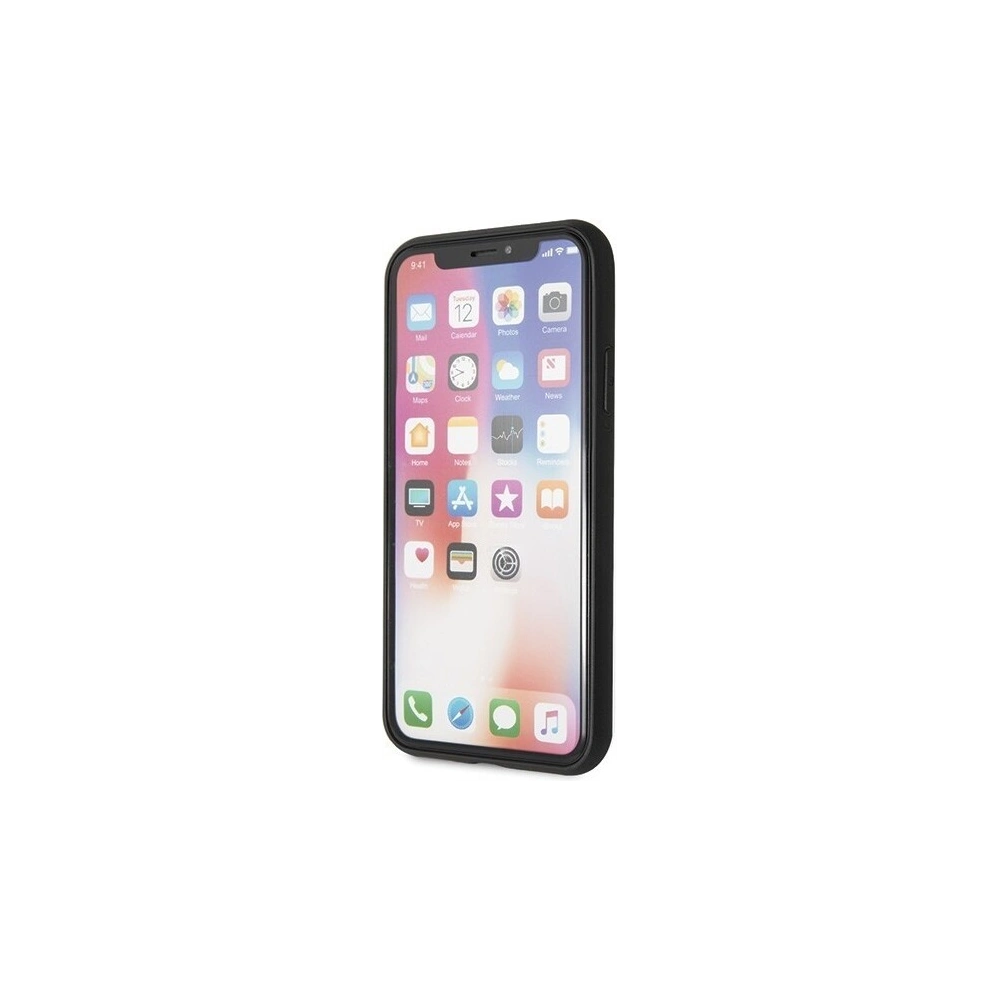 Hurtownia GSM - Etui Guess GUHCPXTGGGBK Apple iPhone X/XS czarny/black hard case Classic Double Layer Glitter - GUE341BLK - {ean13} - Hurt