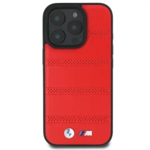 Hurtownia GSM - Etui BMW BMHMP16L23PUSPR Apple iPhone 16 Pro hardcase M Perforated And Stitched Line MagSafe czerwony/red - BMW697 - {ean13} - Hurt