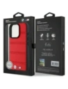 Hurtownia GSM - BMW BMHMP16L23PUSPR Apple iPhone 16 Pro hardcase M perforat și cusut linie MagSafe roșu - BMW697 - {ean13} - Hurt