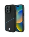 Etui BMW BMHMP16L23RDCLK Apple iPhone 16 Pro hardcase Sign Leather Textured And Line MagSafe černý/black