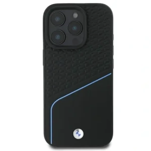 Hurtownia GSM - Etui BMW BMHMP16L23RDCLK Apple iPhone 16 Pro hardcase Sign Leather Textured And Line MagSafe czarny/black - BMW698 - {ean13} - Hurt