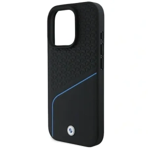 Hurtownia GSM - Etui BMW BMHMP16L23RDCLK Apple iPhone 16 Pro hardcase Sign Leather Textured And Line MagSafe czarny/black - BMW698 - {ean13} - Hurt