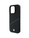 Wholesale BMW BMHMP16L23RDCLK Apple iPhone 16 Pro hardcase Sign Leather Textured And Line MagSafe black - BMW698 - {ean13} - Hurt