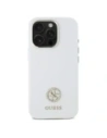 Hurtownia GSM - Guess GUHCP16XM4DGPH Apple iPhone 16 Pro Max Hardcase Silikon Logo Strass 4G weiß - GUE4111 - {ean13} - Hurt