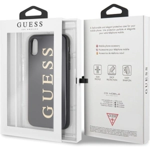 Hurtownia GSM - Etui Guess GUHCPXTGGGBK Apple iPhone X/XS czarny/black hard case Classic Double Layer Glitter - GUE341BLK - {ean13} - Hurt