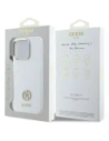 Hurtownia GSM - Guess GUHCP16XM4DGPH Apple iPhone 16 Pro Max Hardcase Silikon Logo Strass 4G weiß - GUE4111 - {ean13} - Hurt