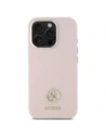Hurtownia GSM - Guess GUHCP16XM4DGPP Apple iPhone 16 Pro Max hardcase Silicon Logo Strass 4G roz - GUE4112 - {ean13} - Hurt