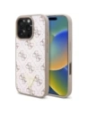 Guess GUHCP16XPG4GPH Apple iPhone 16 Pro Max hardcase Nou 4G Triunghi alb