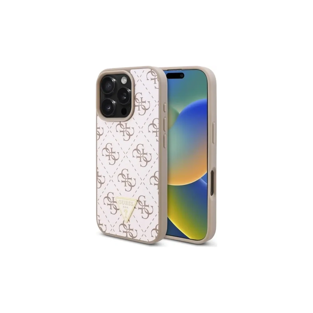 Hurtownia GSM - Guess GUHCP16XPG4GPH Apple iPhone 16 Pro Max Hardcase Neu 4G Triangle weiß - GUE4113 - {ean13} - Hurt