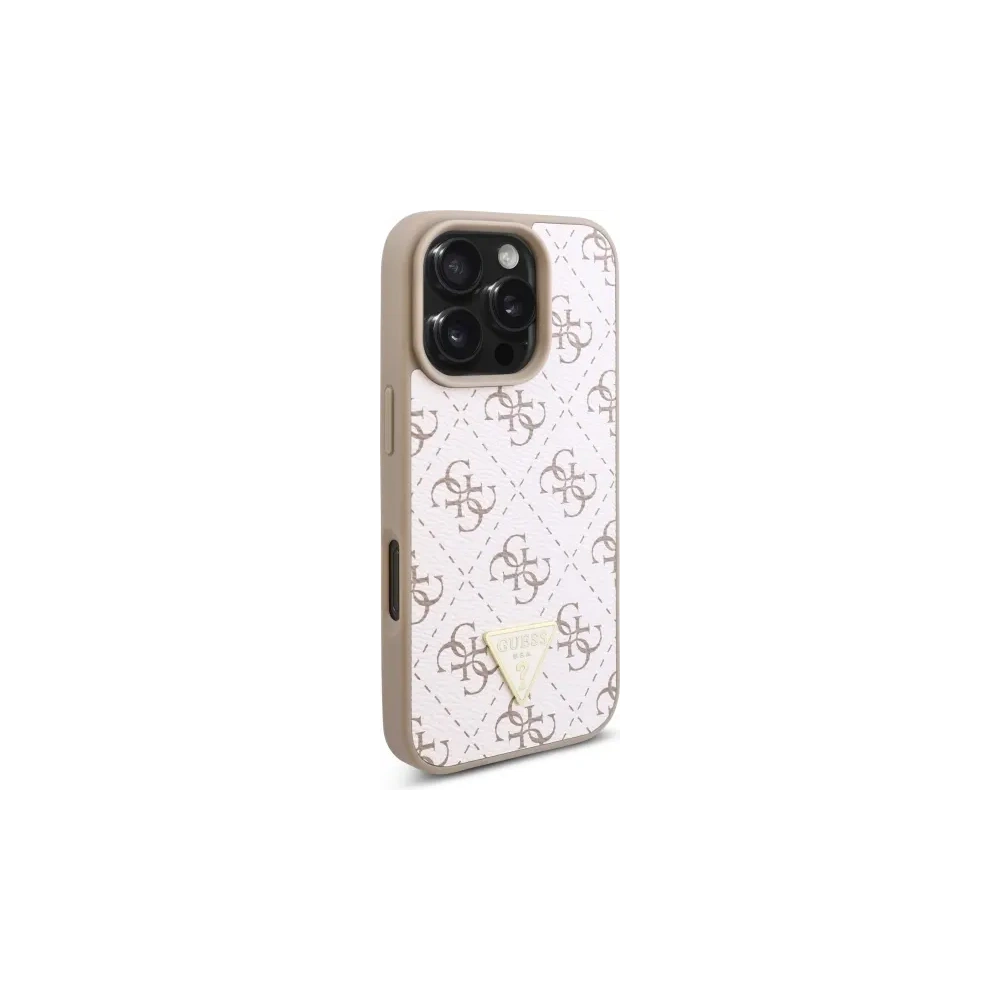 Hurtownia GSM - Guess GUHCP16XPG4GPH Apple iPhone 16 Pro Max Hardcase Neu 4G Triangle weiß - GUE4113 - {ean13} - Hurt