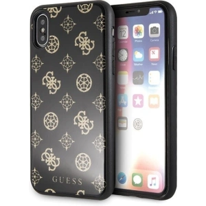 Hurtownia GSM - Etui Guess GUHCPXTGGPBK Apple iPhone X/XS czarny/black hard case Peony G Double Layer Glitter - GUE342BLK - {ean13} - Hurt
