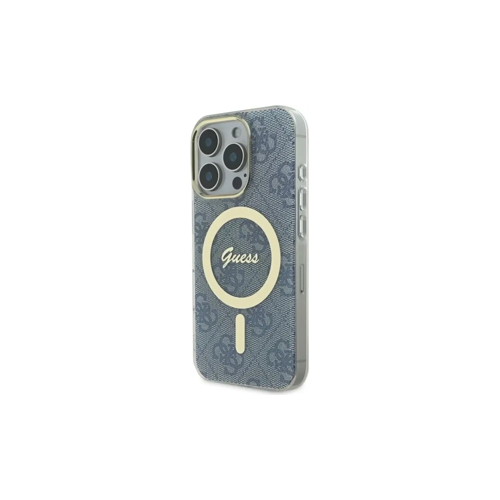 Hurtownia GSM - Etui Guess GUHMP16LH4STB Apple iPhone 16 Pro hardcase IML 4G MagSafe modrý/blue - GUE4114 - {ean13} - Hurt