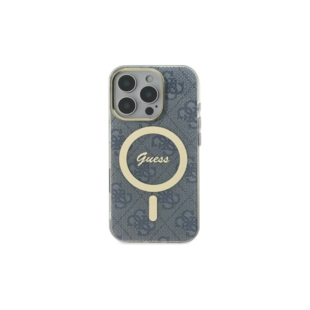 Hurtownia GSM - Etui Guess GUHMP16LH4STB Apple iPhone 16 Pro hardcase IML 4G MagSafe modrý/blue - GUE4114 - {ean13} - Hurt