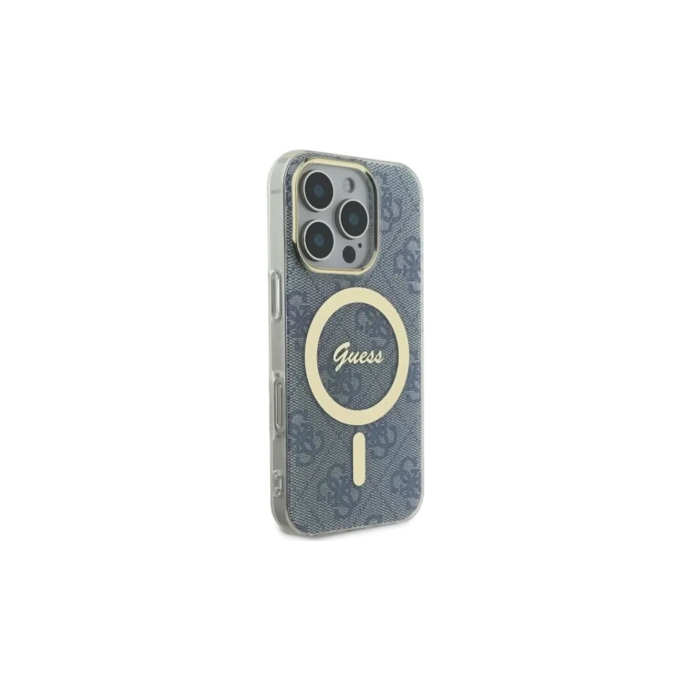 Hurtownia GSM - Etui Guess GUHMP16LH4STB Apple iPhone 16 Pro hardcase IML 4G MagSafe modrý/blue - GUE4114 - {ean13} - Hurt