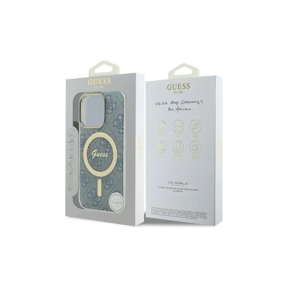 Hurtownia GSM - Etui Guess GUHMP16LH4STB Apple iPhone 16 Pro hardcase IML 4G MagSafe modrý/blue - GUE4114 - {ean13} - Hurt