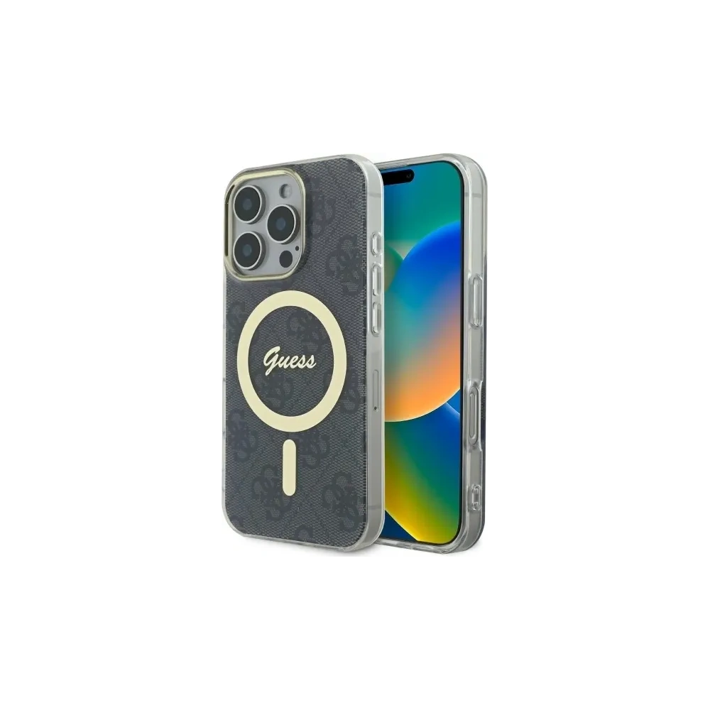 Hurtownia GSM - Guess GUHMP16LH4STK Apple iPhone 16 Pro Hartschale IML 4G MagSafe schwarz - GUE4115 - {ean13} - Hurt