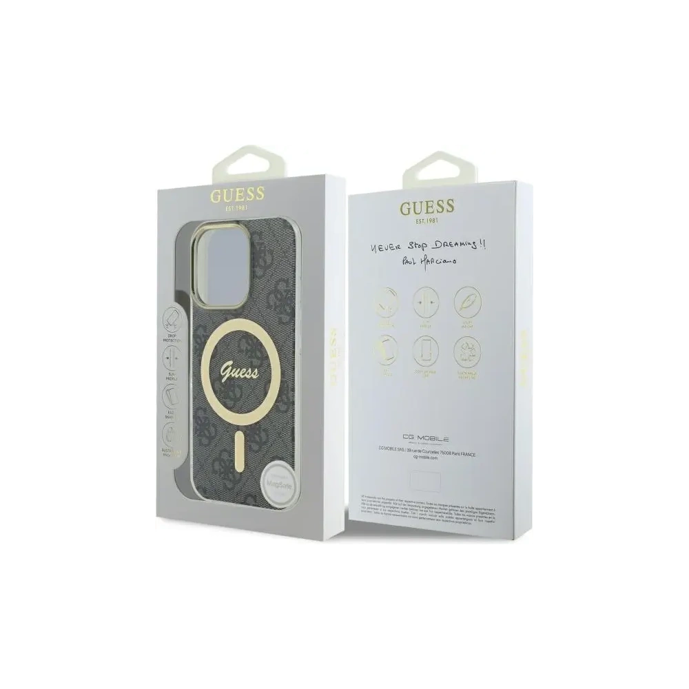 Hurtownia GSM - Guess GUHMP16LH4STK Apple iPhone 16 Pro Hartschale IML 4G MagSafe schwarz - GUE4115 - {ean13} - Hurt