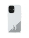 Hurtownia GSM - Etui Karl Lagerfeld KLHMP16SSCMKMPCH Apple iPhone 16 hardcase silikonový počáteční kovový logo MagSafe bílý/white - KLD21807 - {ean13} - Hurt