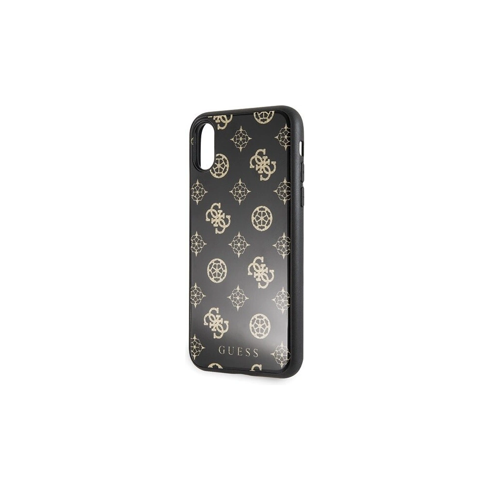 Hurtownia GSM - Etui Guess GUHCPXTGGPBK Apple iPhone X/XS czarny/black hard case Peony G Double Layer Glitter - GUE342BLK - {ean13} - Hurt