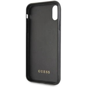 Hurtownia GSM - Etui Guess GUHCPXTGGPBK Apple iPhone X/XS czarny/black hard case Peony G Double Layer Glitter - GUE342BLK - {ean13} - Hurt