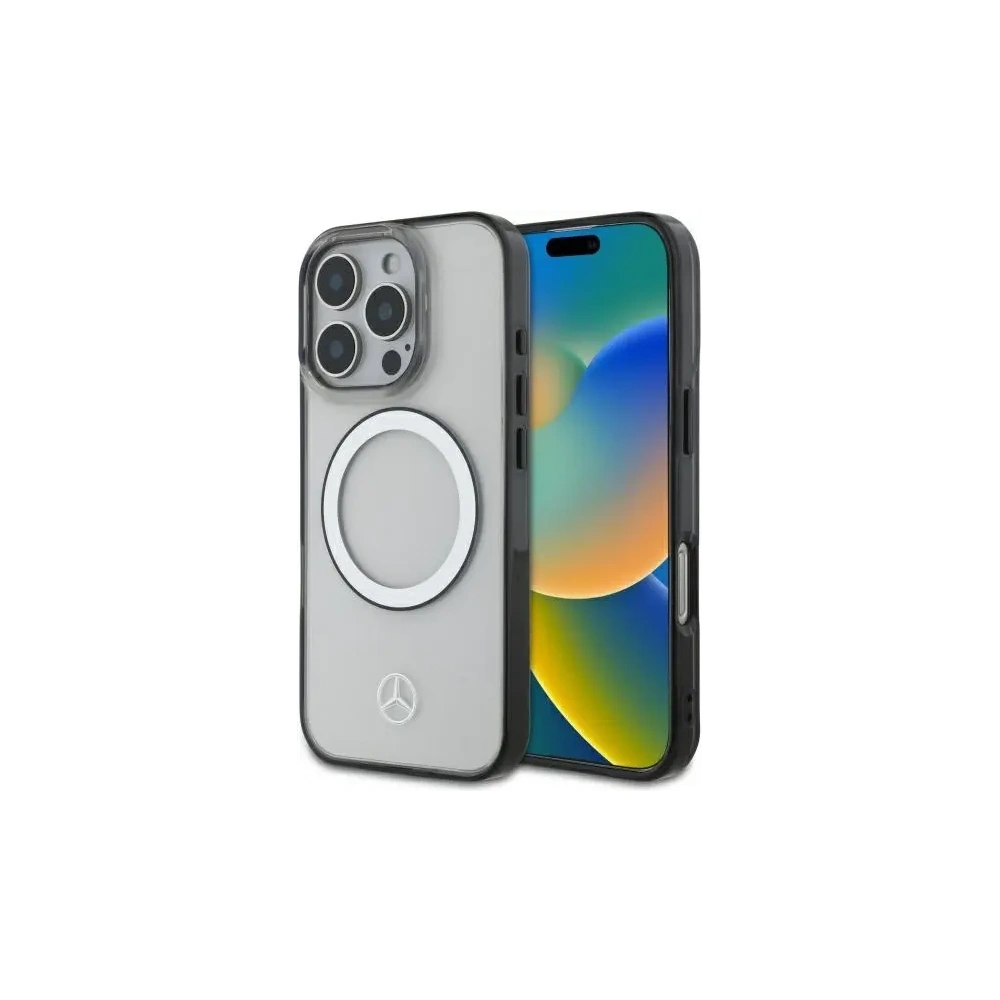 Hurtownia GSM - Etui Mercedes MEHMP16L23HUOKC Apple iPhone 16 Pro hardcase s potiskem loga MagSafe transparentní - MRS243 - {ean13} - Hurt