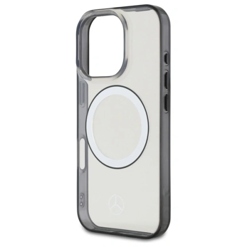 Etui Mercedes MEHMP16L23HUOKC Apple iPhone 16 Pro hardcase Printed logo MagSafe transparent