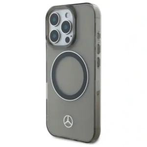Hurtownia GSM - Etui Mercedes MEHMP16L23HUOSK Apple iPhone 16 Pro hardcase Silver Ring MagSafe czarny/black - MRS244 - {ean13} - Hurt