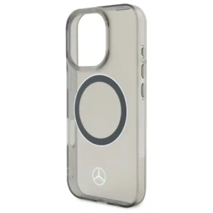 Hurtownia GSM - Etui Mercedes MEHMP16L23HUOSK Apple iPhone 16 Pro hardcase Silver Ring MagSafe czarny/black - MRS244 - {ean13} - Hurt
