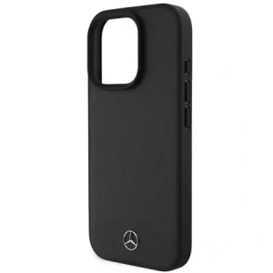 Hurtownia GSM - Etui Mercedes MEHMP16L23RBARK Apple iPhone 16 Pro hardcase Textured And Plain Leather MagSafe czarny/black - MRS245 - {ean13} - Hurt