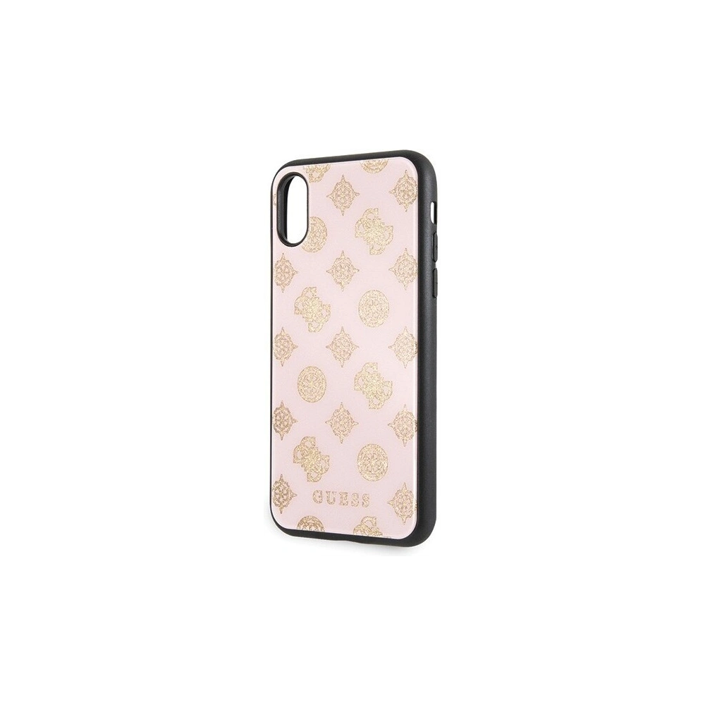 Hurtownia GSM - Etui Guess GUHCPXTGGPLP Apple iPhone X/XS jasnoróżowy/light pink hard case Peony G Double Layer Glitter - GUE343PNK - {ean13} - Hurt