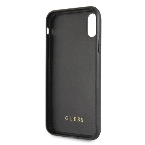 Etui Guess GUHCPXTGGPLP Apple iPhone X/XS jasnoróżowy/light pink hard case Peony G Double Layer Glitter