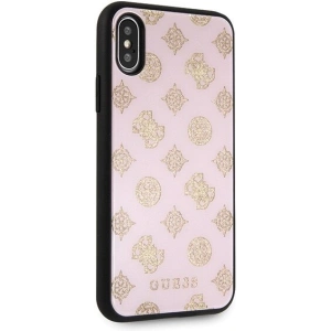 Hurtownia GSM - Etui Guess GUHCPXTGGPLP Apple iPhone X/XS jasnoróżowy/light pink hard case Peony G Double Layer Glitter - GUE343PNK - {ean13} - Hurt