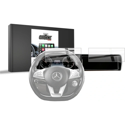 Folia ceramiczna GrizzGlass CarDisplay Protection do Mercedes S Klasa W222 (2013-2017) [2w1]