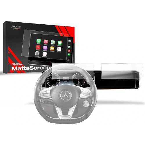 Folia matowa GrizzGlass CarDisplay Protection do Mercedes S Klasa W222 (2013-2017) [2w1]