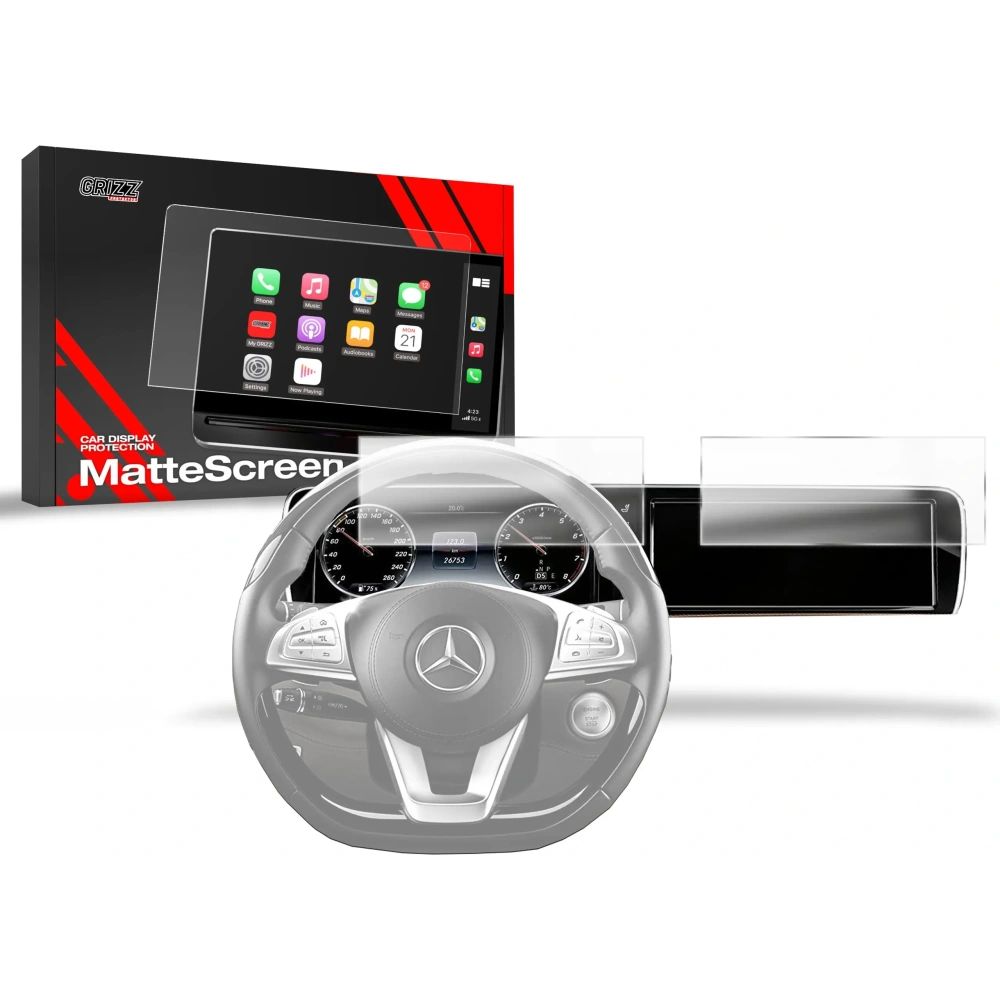 Hurtownia GSM - Matte GrizzGlass CarDisplay Védelem Mercedes S Osztály W222 Przedlift 2013-2017 [2in1] - GRZ12004 - {ean13} - Hurt