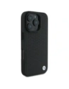 Hurtownia GSM - BMW BMHMP16L23RDDK Apple iPhone 16 Pro carcasă rigidă din piele semnată cu diamant și logo metalic MagSafe negru - BMW699 - {ean13} - Hurt