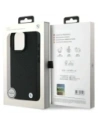 Hurtownia GSM - BMW BMHMP16L23RDDK Apple iPhone 16 Pro carcasă rigidă din piele semnată cu diamant și logo metalic MagSafe negru - BMW699 - {ean13} - Hurt