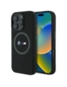 Etui BMW BMHMP16L23SROK Apple iPhone 16 Pro hardcase M Silicone Printed Ring MagSafe černý/black