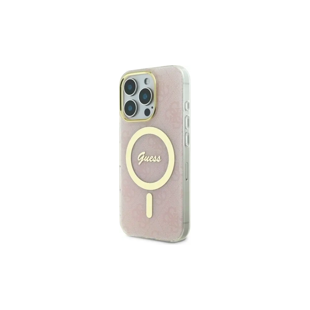 Hurtownia GSM - Etui Guess GUHMP16LH4STP Apple iPhone 16 Pro hardcase IML 4G MagSafe růžový/pink - GUE4116 - {ean13} - Hurt