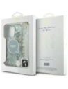 Wholesale Guess GUHMP16LHFWBRCESN Apple iPhone 16 Pro hardcase IML Flowers With Pearl Strap MagSafe green - GUE4118 - {ean13} - Hurt