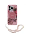Hurtownia GSM - Etui Guess GUHMP16LHFWBRCESP Apple iPhone 16 Pro hardcase IML Flowers With Pearl Strap MagSafe różowy/pink - GUE4119 - {ean13} - Hurt