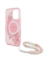 Hurtownia GSM - Etui Guess GUHMP16LHFWBRCESP Apple iPhone 16 Pro hardcase IML Flowers With Pearl Strap MagSafe różowy/pink - GUE4119 - {ean13} - Hurt