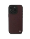 Hurtownia GSM - Etui Mercedes MEHMP16L23RBGVR Apple iPhone 16 Pro hardcase MB Wood Imitation Leather MagSafe czerwony/red - MRS247 - {ean13} - Hurt
