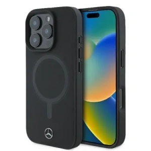 Hurtownia GSM - Etui Mercedes MEHMP16L23RCMK Apple iPhone 16 Pro hardcase Smooth Leather MagSafe czarny/black - MRS248 - {ean13} - Hurt